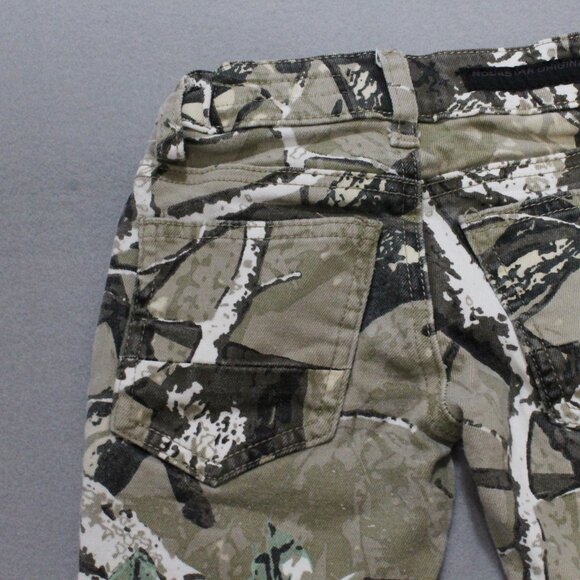 Rockstar Original Girls 2T Skinny Fit Cargo Jeans | Addy Tree Camo Distress - Picture 4 of 4